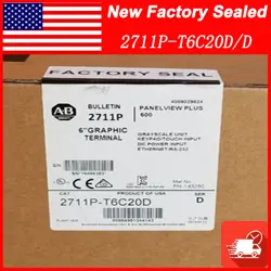 NEW ALLEN-BRADLEY 2711P-T6C20D NEW IN BOX NEW FACTORY SEALED FREE SHIPPING PLC