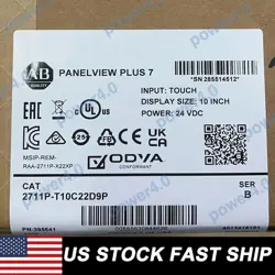 NEW ALLEN-BRADLEY 2711P-T10C22D9P HMI PANELVIEW PLUS 7 GRAPHIC FREE SHIPPING