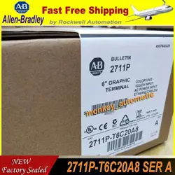 ALLEN BRADLEY 2711P-T6C20A8 / A PANELVIEW PLUS 600 HMI TOUCHSCREEN 2711P T6C20A8