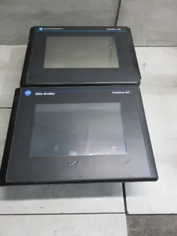 LOT OF 2 ALLEN BRADLEY 2711-T9A5 REV B FRN 1.02 PANELVIEW 900 TERMINAL - READ