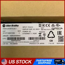NEW ALLEN BRADLEY 2711P-T4W21D8S SER C PANELVIEW PLUS 7 TOUCHSCREEN