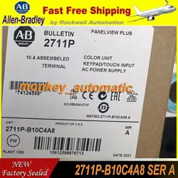 ALLEN BRADLEY 2711P-B10C4A8 / A PANELVIEW PLUS 6 1000 KEY TOUCH SCREEN BRAND NEW