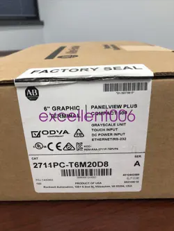 NEW ALLEN BRADLEY 2711PC-T6M20D8 /A PANELVIEW PLUS 600. FACTORY SEALED/