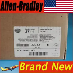 NEW ALLEN BRADLEY PANELVIEW 600 24VDC CONTROLNET 2711-T6C15L1 4.46 FREE SHIPPING