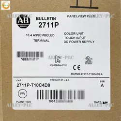 NEW ALLEN-BRADLEY 2711P T10C4D8 PANELVIEW PLUS TERMINAL AB 2711P-T10C4D8 !