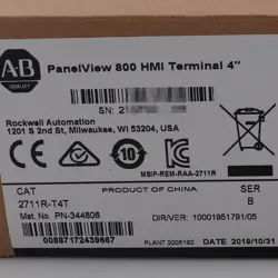 NEW ALLEN-BRADLEY 2711R-T4T PANELVIEW 800 4.3-INCH HMI TERMINAL BRAND NEW AB