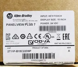 NEW SEALED ALLEN BRADLEY 2711P-B15C22D9P SER A PANELVIEW PLUS 7 GRAPHIC TERMINAL