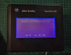 ALLEN-BRADLEY 2711-T5A2L1 TOUCH SCREEN HMI PANELVIEW 550 SER B REV A FRN 4.20