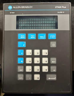 ALLEN BRADLEY 2707-V40P2RX SER A REV A DTAM PLUS