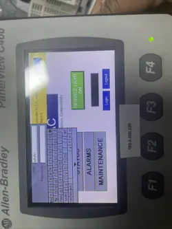 ALLEN BRADLEY PANELVIEW PLUS 400 2711P-K4M20A SER B