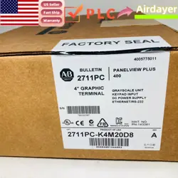 ALLEN BRADLEY 2711PC-K4M20D8 PANELVIEW PLUS 400 GRAYSCALE 4 TERMINAL US FREE TAX