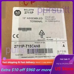 ALLEN BRADLEY 2711P-T15C4A8 / 2711P-T15C4A8 PANELVIEW   US FREE TAX