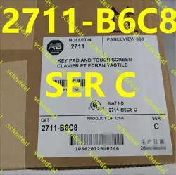 2711-B6C8 SER C BRAND NEW ALLEN BRADLEY 2711B6C8 PANELVIEW 600 TOUCH KEY