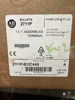 ALLEN BRADLEY 2711P-B12C4A8 /A PANELVIEW PLUS 1250 COLOR KEY/TOUCH