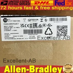 ALLEN BRADLEY 2711P-T4W21D8S  PANELVIEW PLUS 7 TOUCH SCREEN NEW US FREE TAX