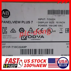 ALLEN BRADLEY 2711P-T10C22A9P PANELVIEW PLUS 7 GRAPHIC TERMINAL FREE SHIPPING