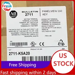 NEW IN BOX ALLEN BRADLEY 2711-K5A20 FRN 4.46 FREE SHIP 2711K5A20 US FREE TAX