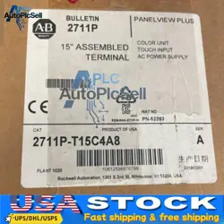 ALLEN BRADLEY 2711P-T15C4A8 /A FREE SHIP NEW US FREE TAX