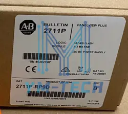 ALLEN BRADLEY 2711P-RP9D /B PANELVIEW PLUS 6 700-1500 LOGIC MODULE 24VDC 70W
