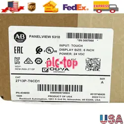 NEW ALLEN BRADLEY 2713P-T6CD1 PANELVIEW 5310 6” GRAPHIC TERMINAL US FREE TAX