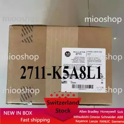 2711-K5A8L1 BRAND ALLEN-BRADLEY OPERATOR PANEL PANELVIEW 550 SER H US FREE TAX