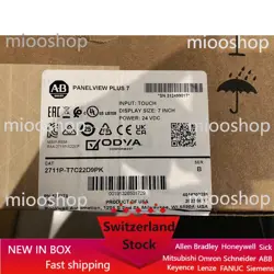 ALLEN BRADLEY PANELVIEW PL 7 BRAND 2711P-T7C22D9PK 2711PT7C22D9PK US FREE TAX