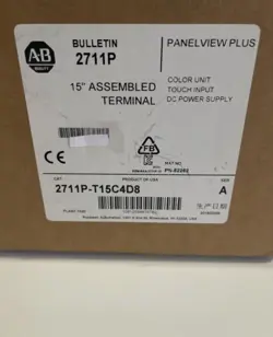 ORIGINAL NEW 2711P-T15C4D8 ALLEN BRADLEY 2711 TERMINAL 2711PT15C4D8