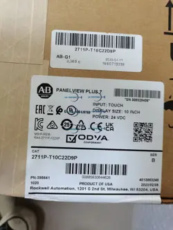 ONE NEW 2711P-T10C22D9P ALLEN BRADLEY PANELVIEW PLUS 7 GRAPHIC TERMINAL