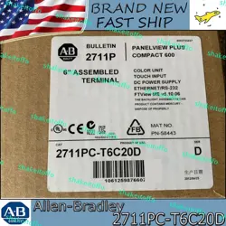 FACTORY SEALED ALLEN-BRADLEY 2711PC-T6C20D PANELVIEW PLUS TERMINAL FREE SHIPPING