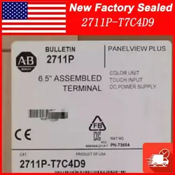 NEW ALLEN-BRADLEY 2711P-T7C4D9 /A 700 PANELVIEW PLUS W/ MODULE 2711PT7C4D9