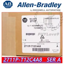 ALLEN BRADLEY 2711P-T12C4A8 TOUCH SCREEN BRAND NEW SEAL STOCK FREE SHIPPING