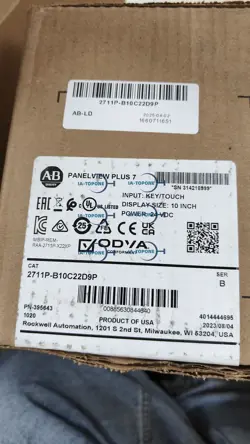 SEALED ALLEN-BRADLEY 2711P-B10C22D9P
