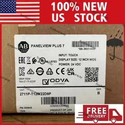 NEW SEALED ALLEN BRADLEY 2711P-T12W22D9P /B PANELVIEW PLUS 7 COLOR TOUCH 12