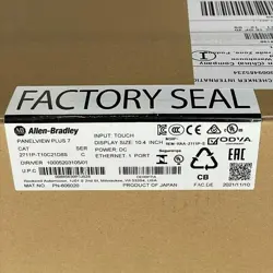 NEW ALLEN-BRADLEY 2711P-T10C21D8S SER C PANELVIEW PLUS 7 GRAPHIC TERMINAL
