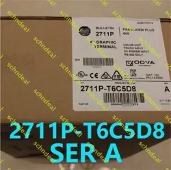 ALLEN BRADLEY 1PC NEW 2711P-T6C5D8 /A PANELVIEW PLUS 6 600 COLOR TOUCH RS-232 DC