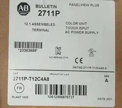 ALLEN BRADLEY 2711P-T12C4A8 FILM HMI PANELVIEW PLUS 6 1250 TOUCH COLOR 12.1