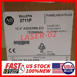 NEW FACTORY SEALED ALLEN BRADLEY 2711P-T10C4D9 PANELVIEW PLUS ASSEMBLED TERMINAL