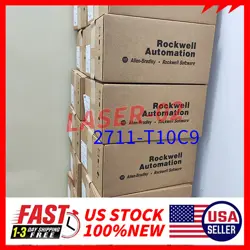 NEW ALLEN BRADLEY 2711-T10C9 SERIES D | PANELVIEW 1000 RS-232 FRN 4.46