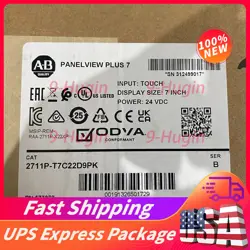 NEW FACTORY SEALED ALLEN BRADLEY 2711P-T7C22D9PK PANELVIEW PLUS 7 FAST SHIPPING