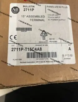 ALLEN BRADLEY 2711P-T15C4A8 PANELVIEW PLUS TOUCH INPUT COLOR PANEL NO TARIFFS