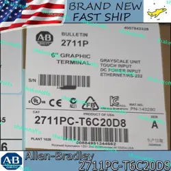 NEW ALLEN BRADLEY 2711PC-T6C20D8 SURPLUS SEALED PANELVIEW PLUS COMPACT600 TOUCH