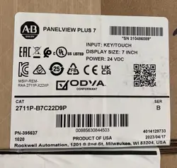 ALLEN-BRADLEY 2711P-B7C22D9P HMI PANELVIEW PLUS 7 COLOR KEY TOUCH FREE SHIPPING