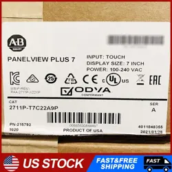 ALLEN BRADLEY NEW PANELVIEW PLUS 7 GRAPHIC TERMINAL 2711P-T7C22A9P FREE SHIPING