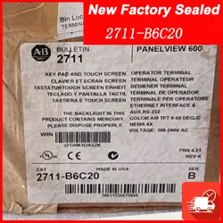 NEW ALLEN-BRADLEY 2711-B6C20 NEW IN BOX NEW FACTORY SEALED FREE SHIPPING PLC