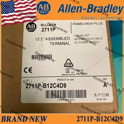 2711P-B12C4D9 1PC NEW ALLEN BRADLEY SEALED 2711P B12C4D9 1 YEAR WARRANTY US