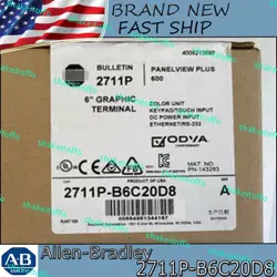 FACTORY SEALED ALLEN-BRADLEY 2711P-B6C20D8 PANELVIEW PLUS 6 OPERATION INTERFACE