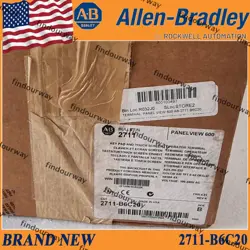 NEW ALLEN BRADLEY 2711-B6C20 AB PANELVIEW 600 HMI DISPLAY FREE SHIPPING