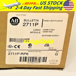 NEW ALLEN BRADLEY 2711P-RP6 SER G PANELVIEW PLUS CE LOGIC MODULE 128MB FLASH