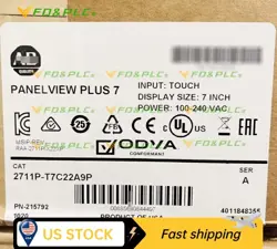 NEW ALLEN-BRADLEY 2711P-T7C22A9P HMI PLUS 7 GRAPHIC TERMINAL  2711PT7C22A9P