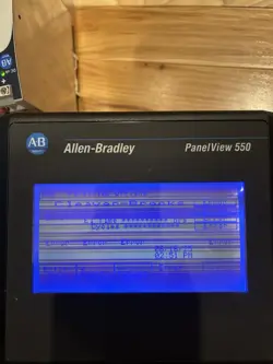 ALLEN BRADLEY PANELVIEW 550 FOR PARTS (2)